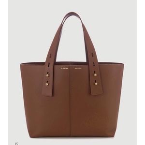 FRAME DENIM Les Second Medium Leather Tote - Brown